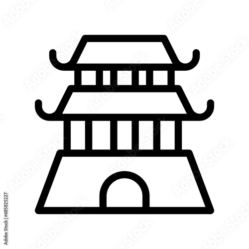 Sungnyemun line icon