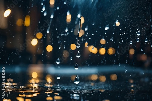 rain drops on the window © Saad