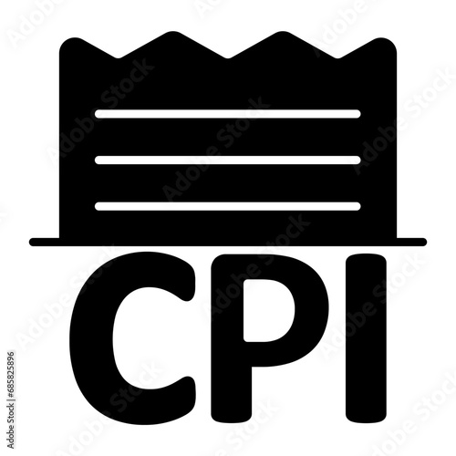 CPI Glyph Icon