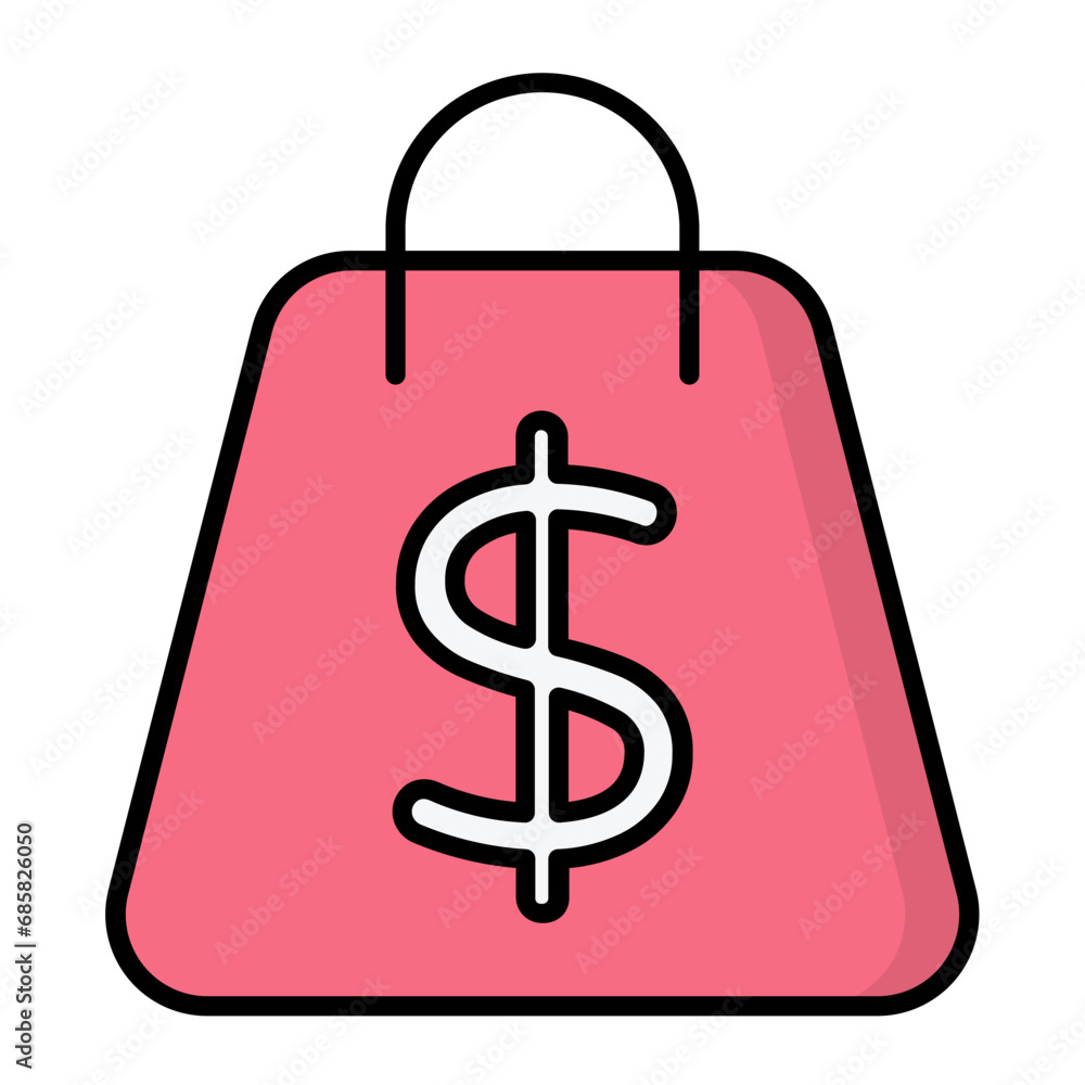 Debt Line Color Icon Debt Line Color Icon