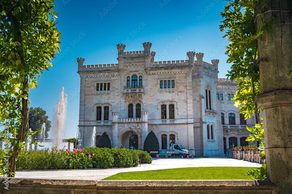 Miramare Castle, Trieste, Italy, Europe