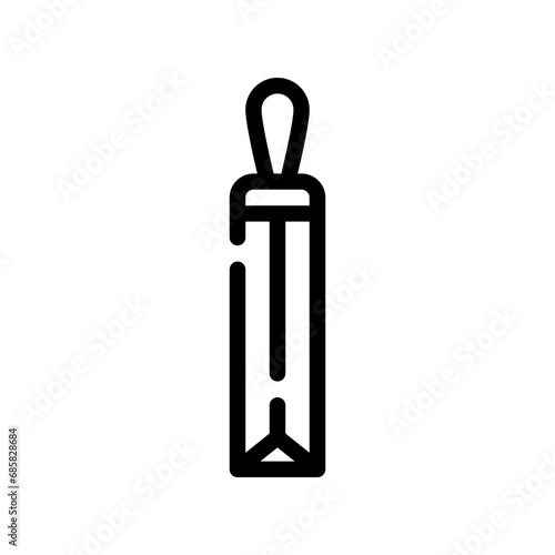 chisel line icon