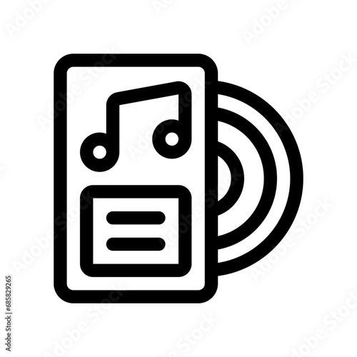 vynil line icon