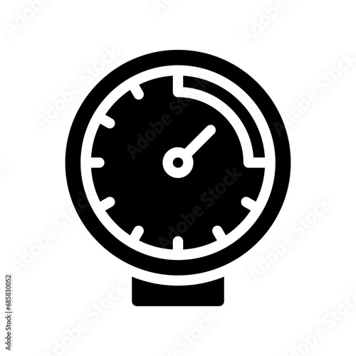 pressure glyph icon