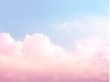 wide sky in gradient pastel pink colour tone
with blank space upper made it smooth and
good proportion for valentine's background, AI generated 