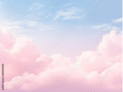 wide sky in gradient pastel pink colour tone with blank space upper made it smooth and good proportion for valentine s background  AI generated 