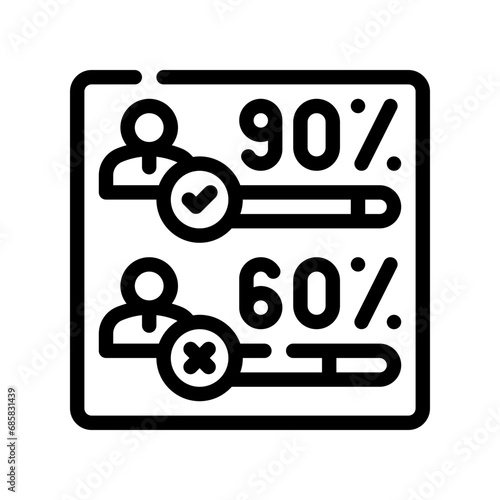 ballot line icon