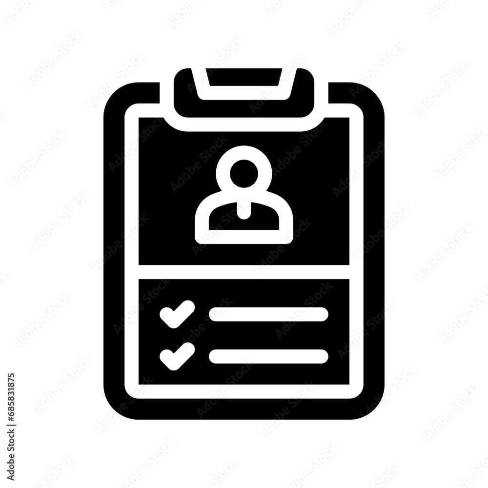 clipboard glyph icon clipboard glyph icon