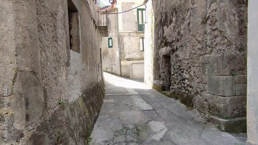 Maratea - Scorcio del centro storico da Via Sant'Anna Maratea - Scorcio del centro storico da Via Sant'Anna