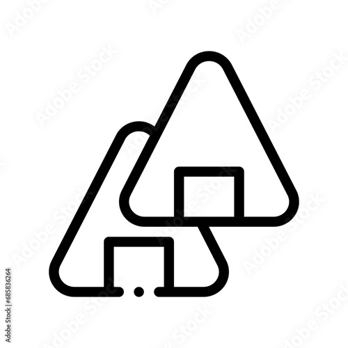 onigiri line icon