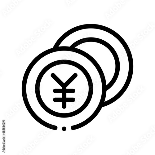 yen line icon