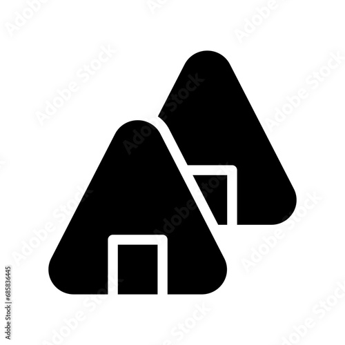 onigiri glyph icon
