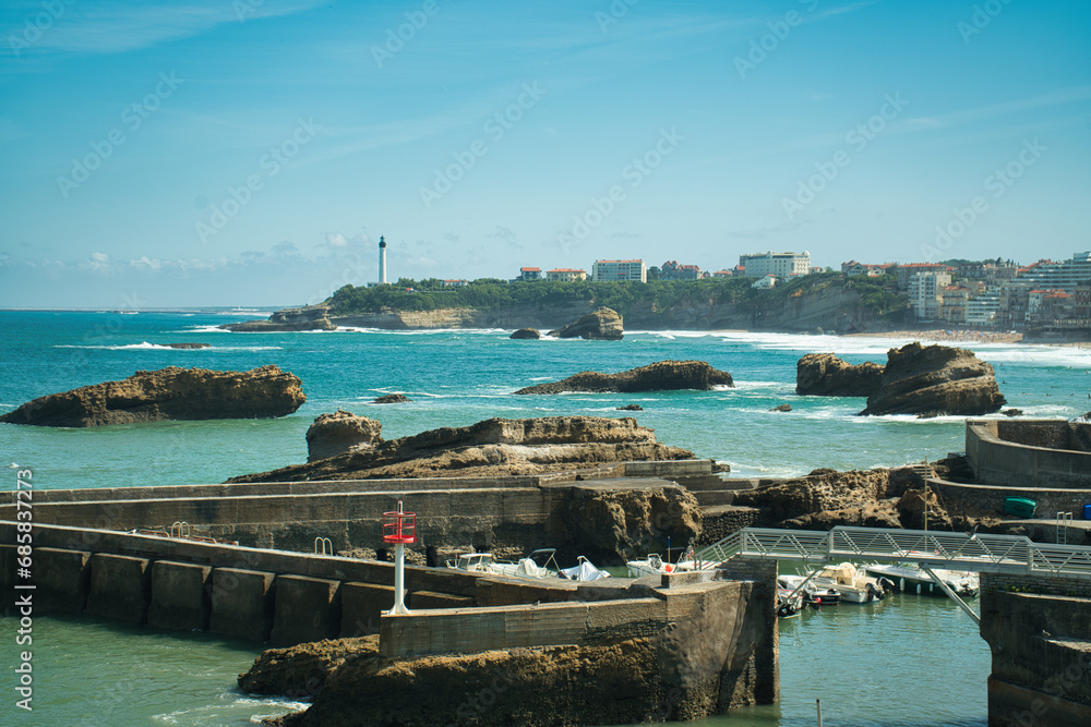 Biarritz wonderful city, the Marbella of the French Basque Country