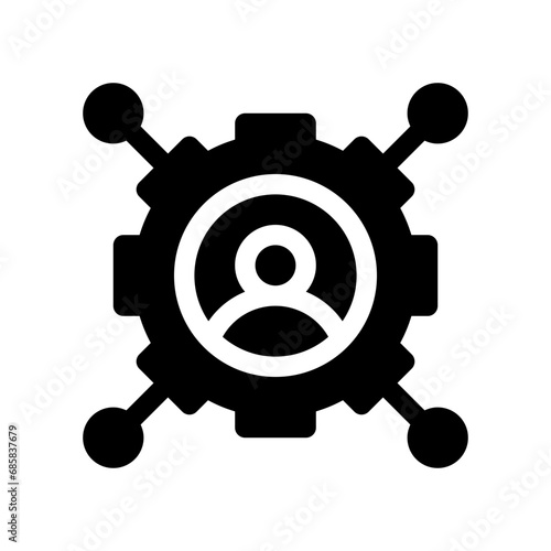 skills glyph icon