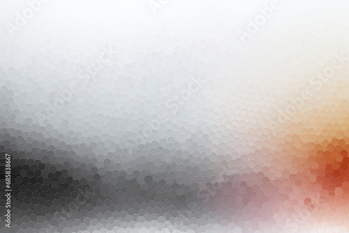 Gradient mosaic background with hexagonal patterns in grayscale