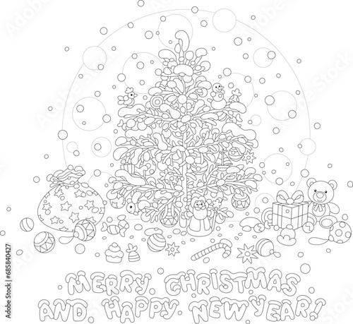 Christmas fir tree festivel...