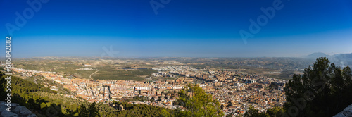 Panoramic View of Jaen from Santa Catalina Castle