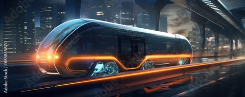 transportation and technology concept