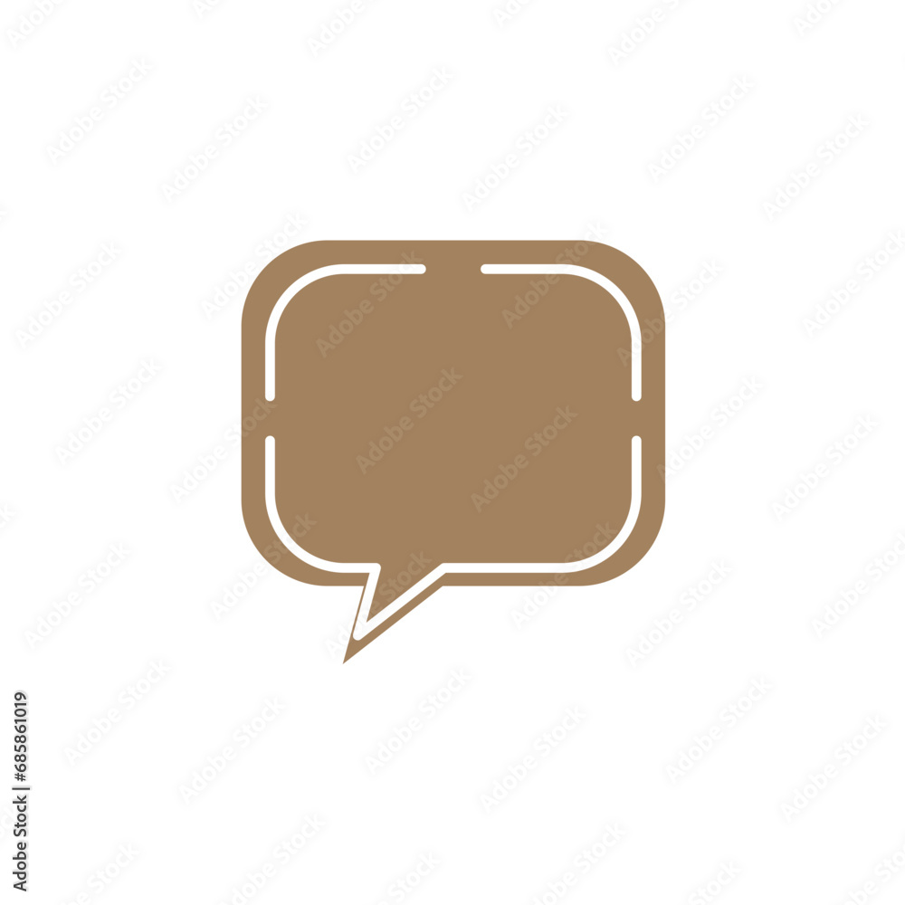 Naklejka premium speech bubble vector 