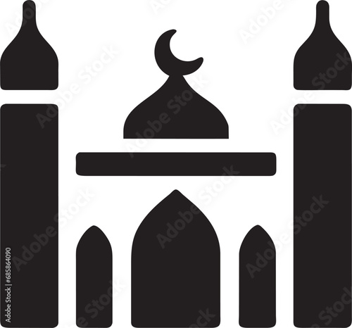 mosque icon, pictogram