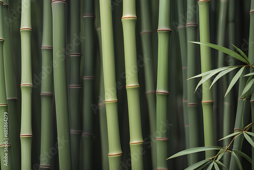 Bamboo Grove  Tranquil bamboo leaves forming a subtle pattern  allowing text to stand out.