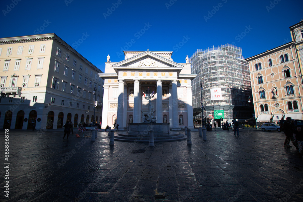 Trieste, Italy - Palazzo della Borsa Vecchia or Old Stock Exchange building