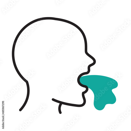 anorexia icon of vomiting