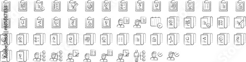 Report document and Invoice Bill hand drawn icons set, including icons such as Clipboard, bill, invoice, Analysis, page,, and more. pencil sketch vector icon collection