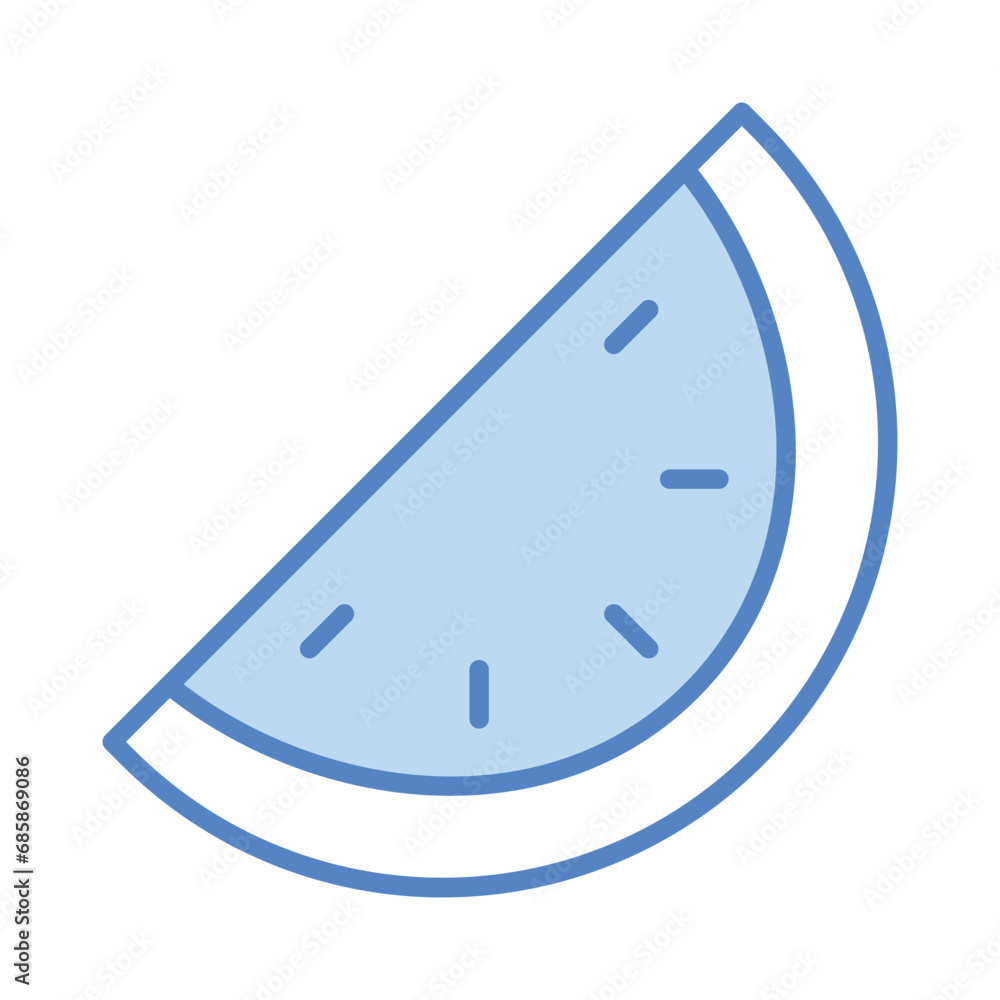 Watermelon icon isolate white background vector stock illustration. Watermelon icon isolate white background vector stock illustration.