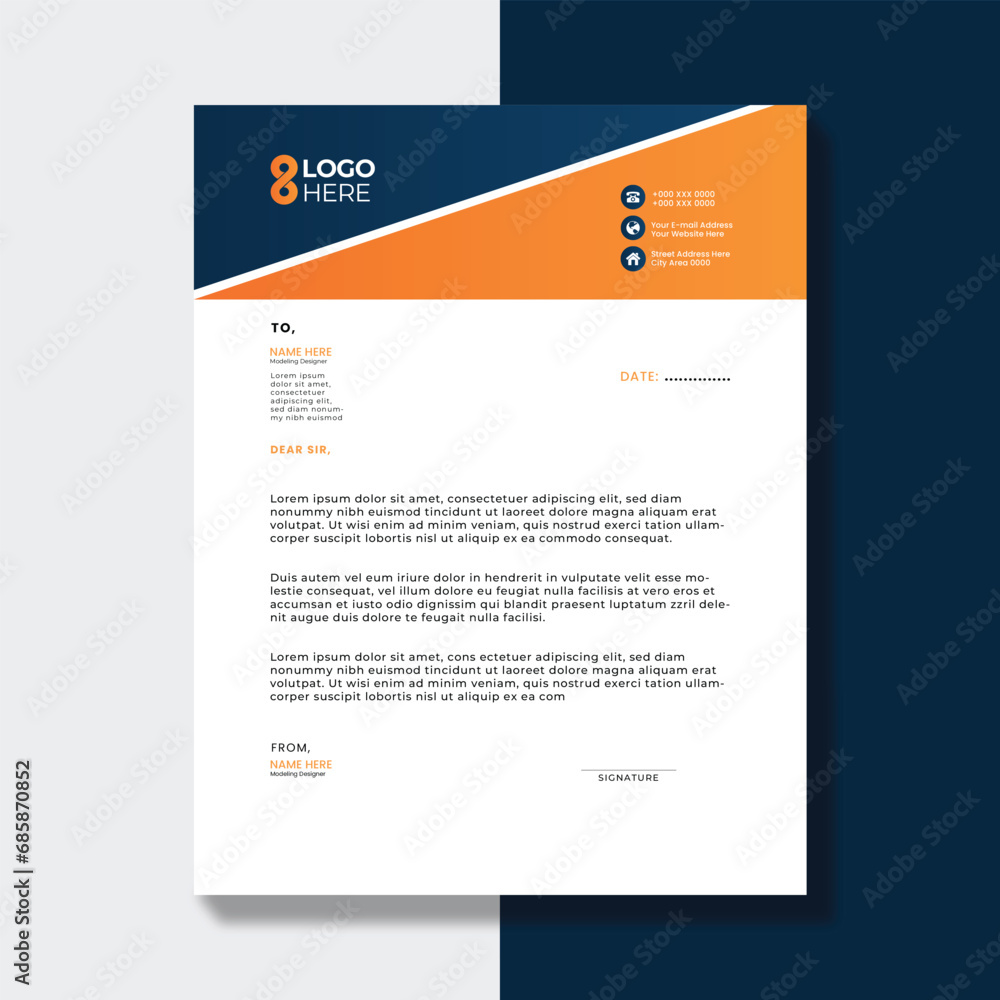 Sleek and Professional Letterhead Templates Vector Edition Sleek and Professional Letterhead Templates Vector Edition