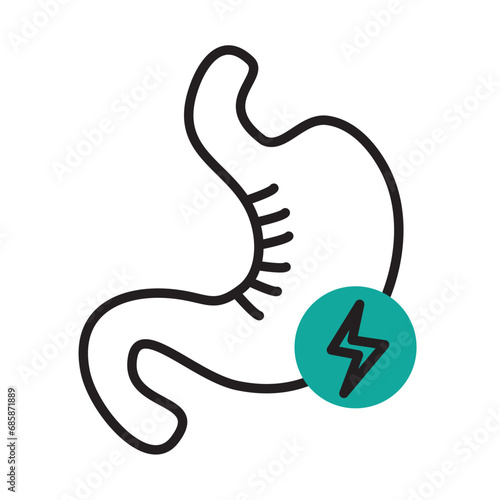 anorexia icon of stomach