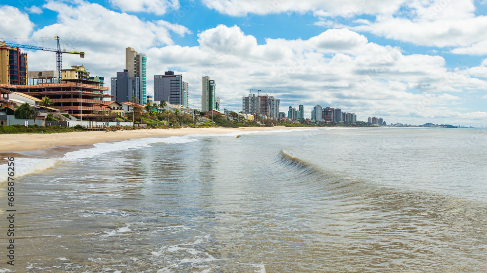 Obraz premium prédios da praia de Balneário Piçarras Santa Catarina Brasil