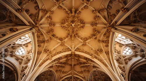 Intricate details in cathedral ceilings