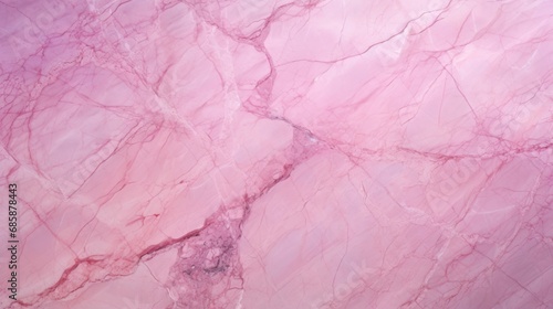 Wallpaper Mural Pink Marble with Pink Veins Horizontal Background. Abstract stone backdrop. Bright natural material texture. AI Generated Photorealistic Illustration. Torontodigital.ca