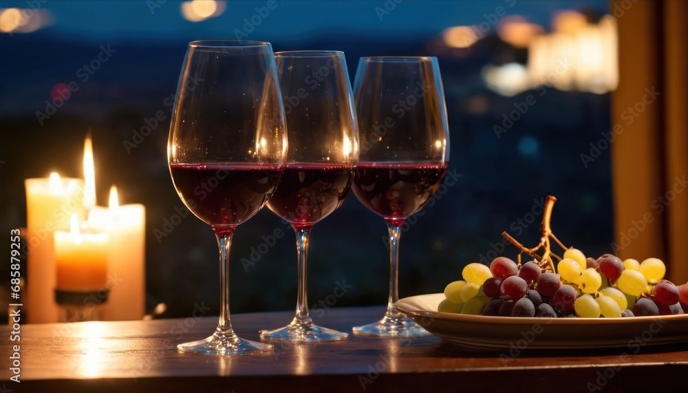 a glass of wine sitting on top of a table next to a glass of wine on top of a table. a glass of wine sitting on top of a table next to a glass of wine on top of a table.
