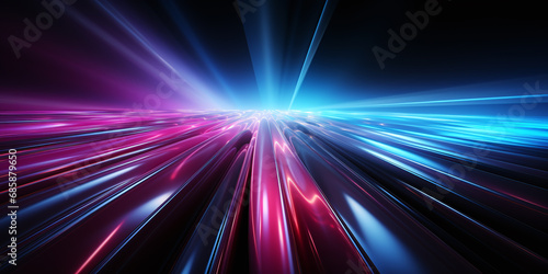 abstract background with lines in purple and blue symbol of energy and digital move and speed