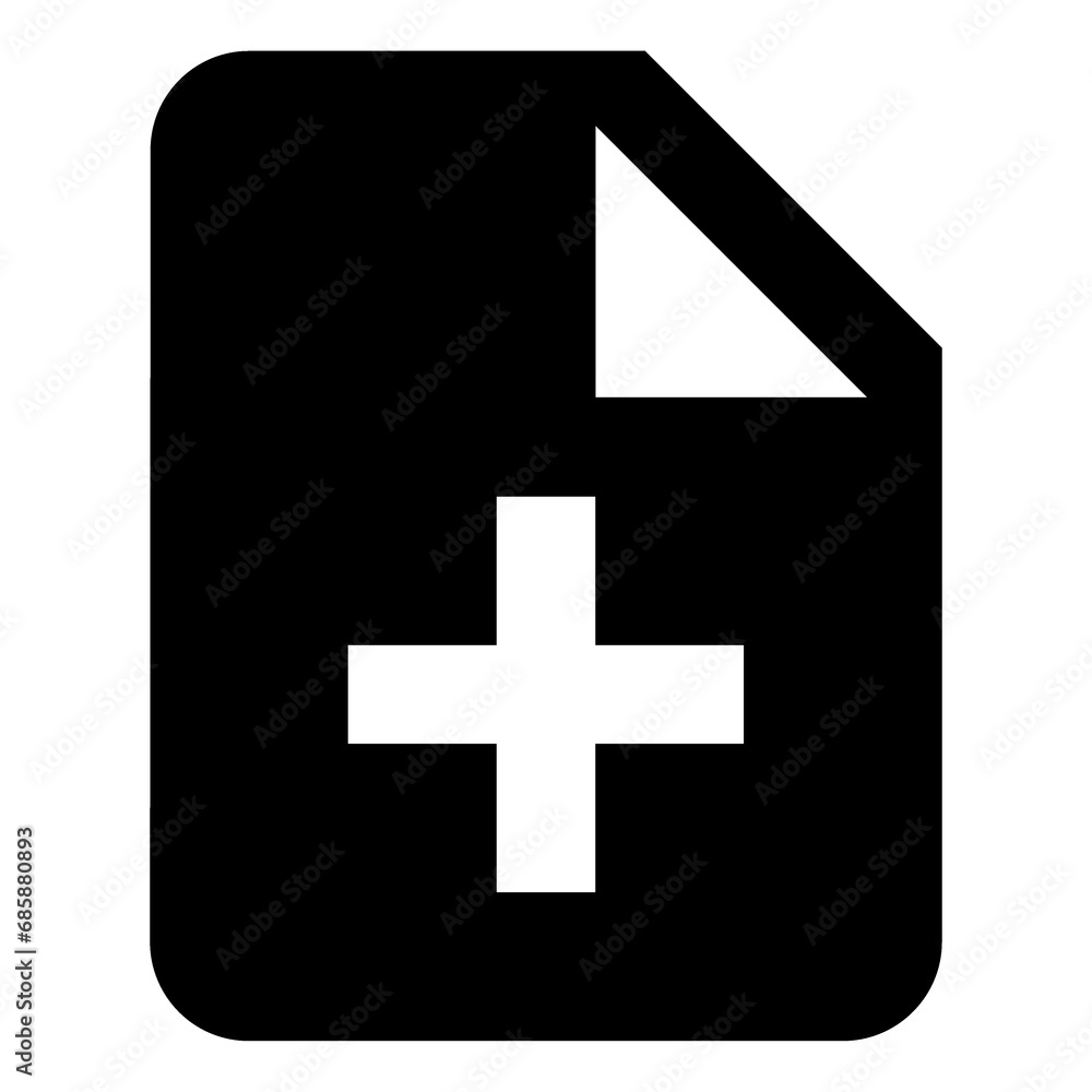 Obraz premium nite add icon