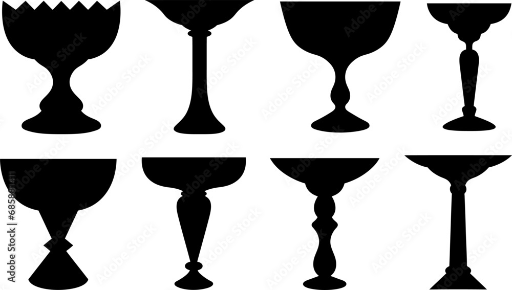 Set of different fruit bowls isolated on white Set of different fruit bowls isolated on white