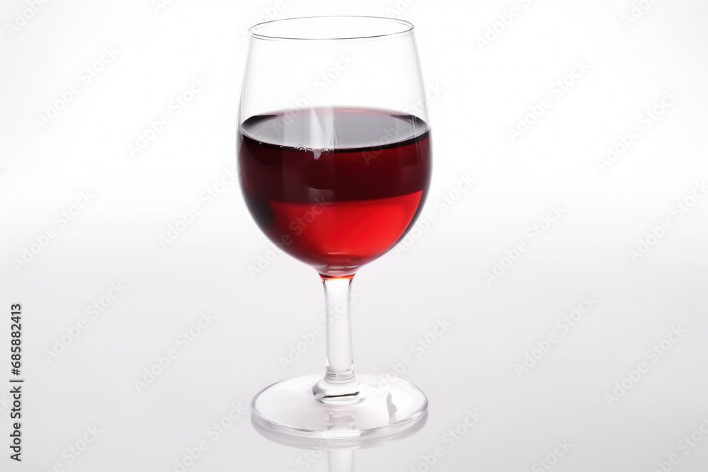 Red wine in a Glass isolated on white Red wine in a Glass isolated on white