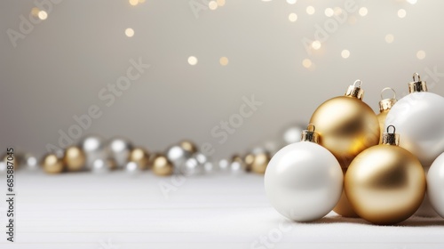 white and gold christmas holiday card,