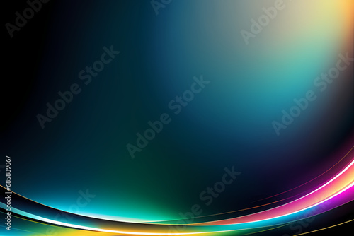 Abstract Black Blue Background. colorful wavy design wallpaper. creative graphic 2 d illustration. trendy fluid cover with dynamic shapes flow.