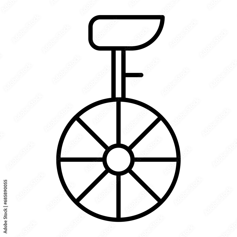 Unicycle Icon Unicycle Icon