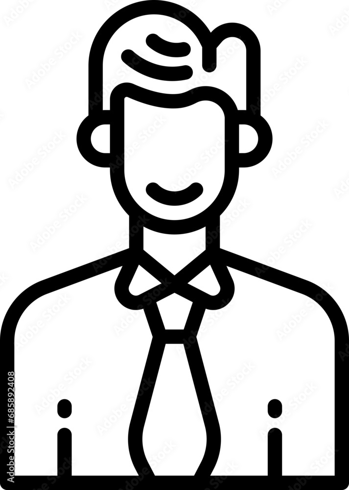 employee icon. vector line icon for your website, mobile, presentation, and logo design. employee icon. vector line icon for your website, mobile, presentation, and logo design.