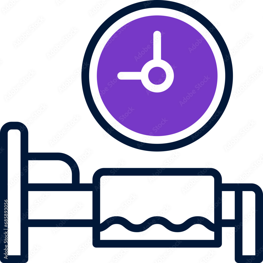 sleeping time icon. vector dual tone icon for your website, mobile, presentation, and logo design. sleeping time icon. vector dual tone icon for your website, mobile, presentation, and logo design.