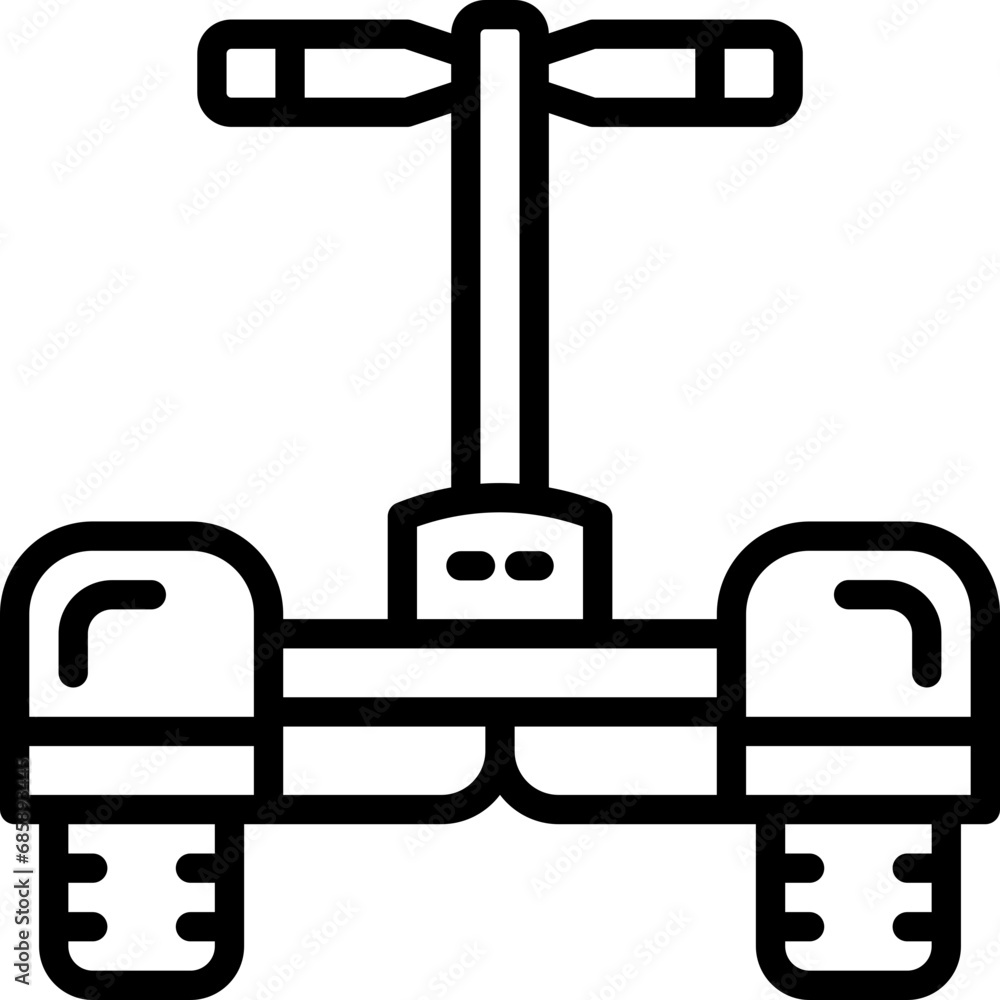 segway icon. vector line icon for your website, mobile, presentation, and logo design. segway icon. vector line icon for your website, mobile, presentation, and logo design.