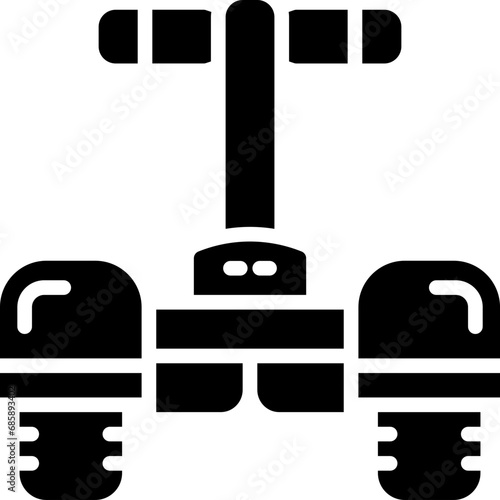 segway icon. vector glyph icon for your website, mobile, presentation, and logo design.