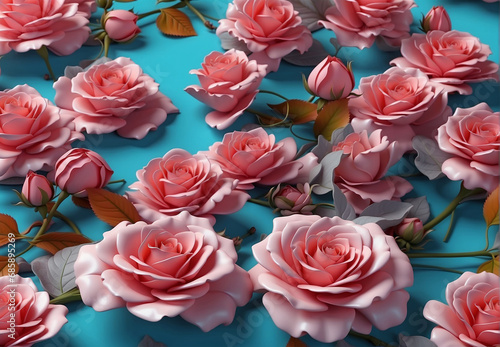 flowers close-up, photo for 3D wallpaper