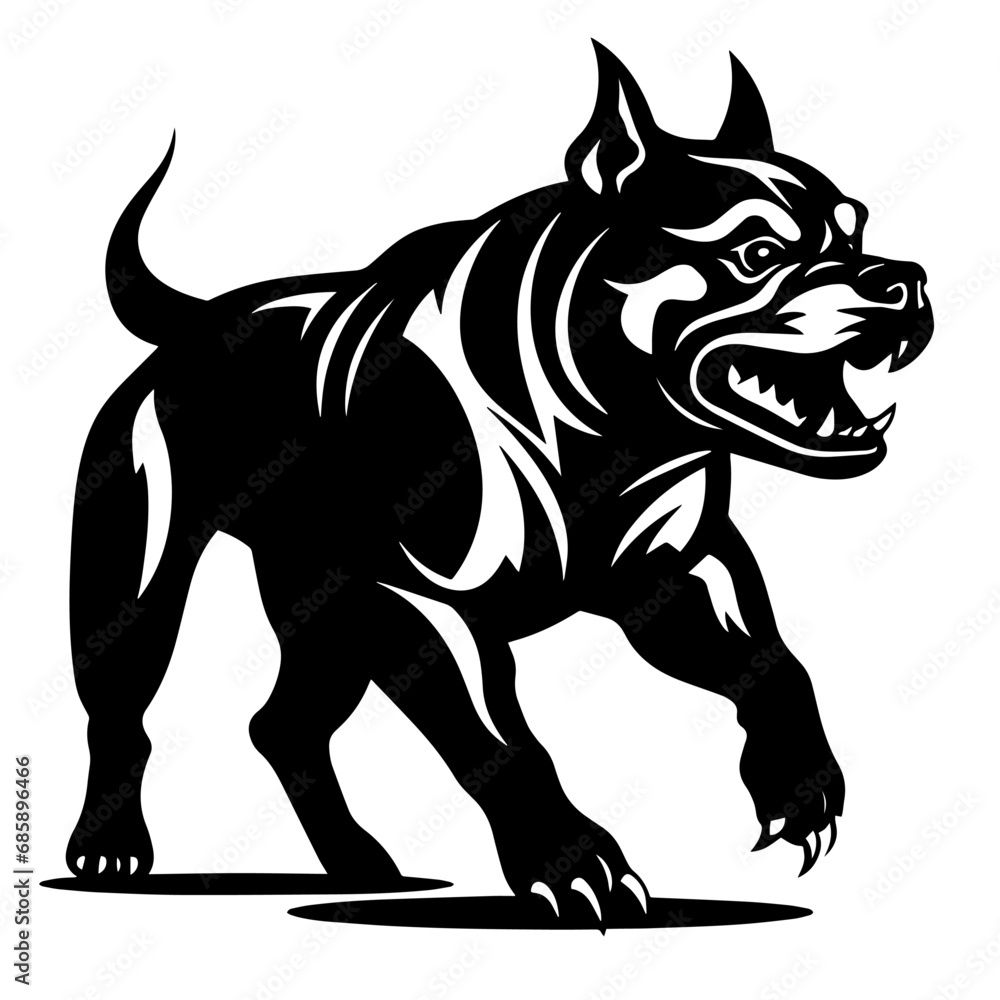 Obraz premium Pit Bull Logo