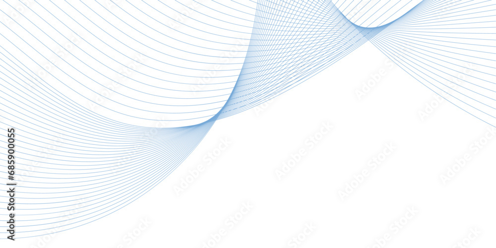Abstract background with waves for banner. Medium banner size. Vector background with lines. Element for design isolated on white. Blue colors. Ocean, sea, water Abstract background with waves for banner. Medium banner size. Vector background with lines. Element for design isolated on white. Blue colors. Ocean, sea, water