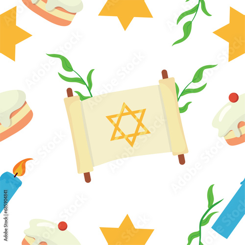 hanukkah background of torah scroll and candles